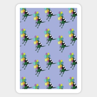 Flying away pattern Sticker